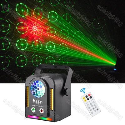 Remote Control Effect Festive Party Christmas Stage Lights Pattern Laser Strobe - Image 1 of 4