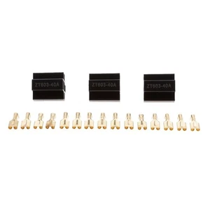 3 sätze auto 40a 5pin relais buchse halter mit 6,3mm kupferklemmen - Picture 1 of 6