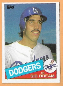Sid Bream Los Angeles Dodgers #253 - Topps casi nuevo-como nuevo 1985 - Imagen 1 de 2