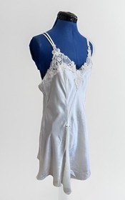 Vintage 90s Slip Lace Bridal Fairy Whimsy Nightgown California Dynasty Lingerie