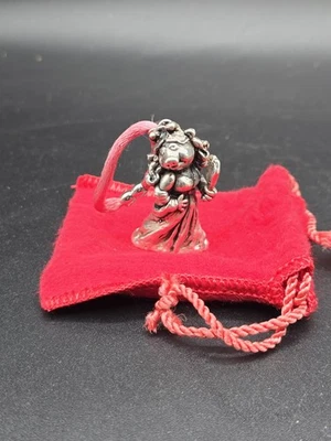 RARO 1981 Little Gallery The Muppets Miss Moi Piggy adorno de plata esterlina Foto 1 de 4