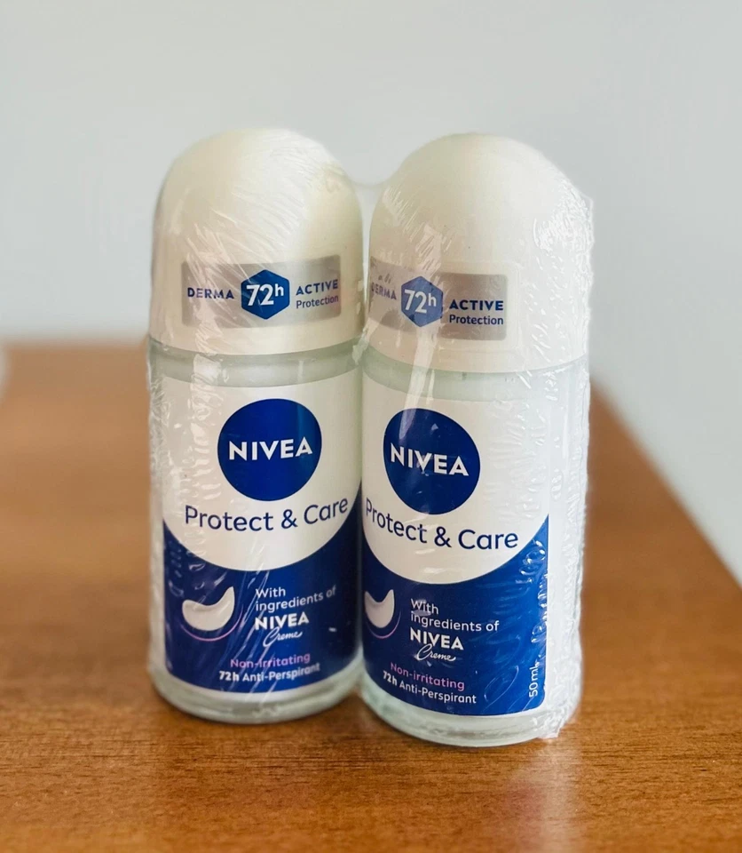 Pack de 2 Desodorantes NIVEA Proteger y Cuidar No Irritantes 72H Protección 50ml ea. Foto 1 de 1