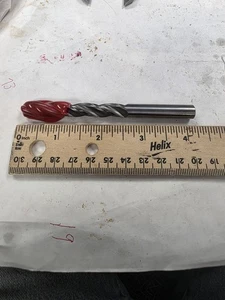 Taladro de carburo "S" u 8,8 mm Jobber Longitud (0,347") Diámetro, corte central de 3 flautas - Imagen 1 de 7