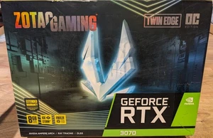 ZOTAC GAMING GeForce RTX 3070 Twin Edge OC 8GB GDDR6 Graphics Card - Picture 1 of 5