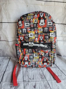 Walt Disney World Backpack Disney Character Mickey Face Mickey Mouse Multicolor - Picture 1 of 11