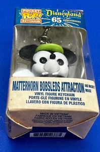 Pocket Keychain Matterhorn Bobsleds Mickey Disneyland 65th Pocket Pop - Picture 1 of 9