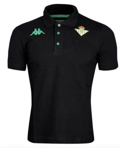 Polo Kappa Real Betis Negro / Negro Verde / PVP £30 - Imagen 1 de 5