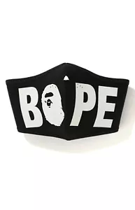 A Bathing Ape Bape Glow In The Dark Face Mask Black OSFM - Picture 1 of 5
