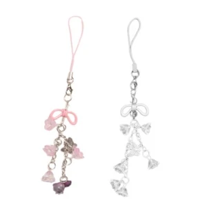 Flower Phone Charm Phone Pendant Stylish Lilys of the Valley Phone Chain for Bag - Photo 1 sur 10