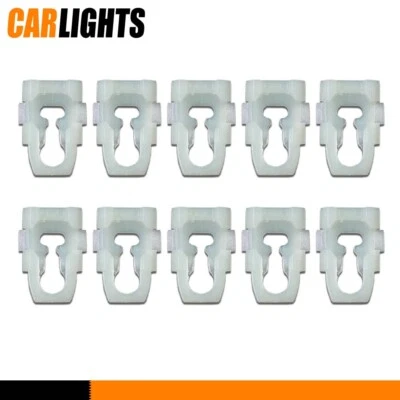 10PCS Body Side Fender Door Box Belt Molding Trim Clips Fit For 77-90 Dodge Ram - Image 1 of 4