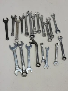 Lot of Small Combination Wrenches & Open Ended 8mm-17mm Free Shipping D3 - Picture 1 of 5