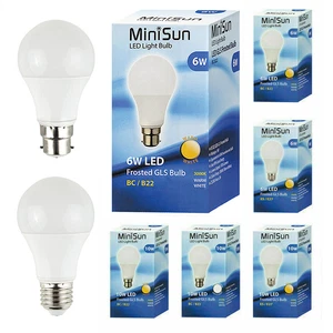LED Bulb Standard Light GLS Energy Saving Lamp Globe Screw Bayonet Lightbulb - Picture 1 of 32