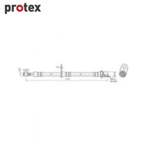 Protex Brake Hose H3566 - Picture 1 of 1