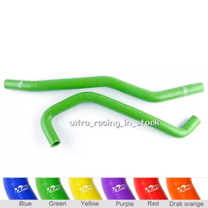 Green For Yamaha Raptor 700 2006-2017 Silicone Radiator Hoses 3-ply - Picture 1 of 9