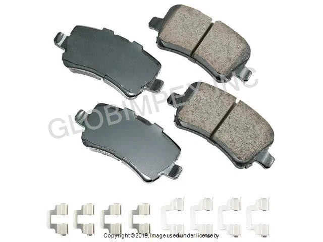 LAND ROVER (2012-2015) Juego Pastillas Freno TRASERAS AKEBONO EURO + 1 AÑO DE GARANTÍA Foto 1 de 1