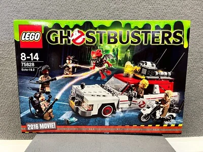 LEGO 75828 Ecto-1 & 2 GHOSTBUSTERS New Sealed Box Discontinued 2016  - Image 1 of 4