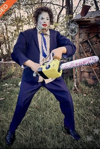 Spirit Halloween animatronic Leatherface Preorder Cover