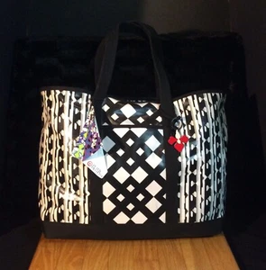 Peter Pilotto for Target X-Large Beach Tote Shoulder Bag - B&W Stripe - Picture 1 of 10