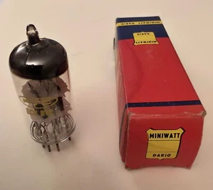 1 Tube ECC812 double triode Dario ,neuve dans sa boite d'origine, testée strong. - Picture 1 of 1