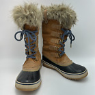 Sorel Womens Boots 7.5 Joan Of The Arctic Nl2429-286 Brown Tall Fur Winter Snow