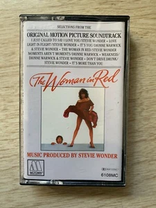 The Woman in Red Soundtrack Cassette Tape Stevie Wonder - PLAY TESTED - Picture 1 of 6