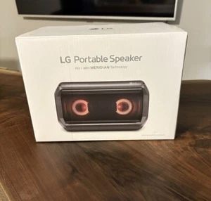 LG PK5 Portable Speaker MERIDIAN Bluetooth. New, Factory Sealed - Picture 1 of 5