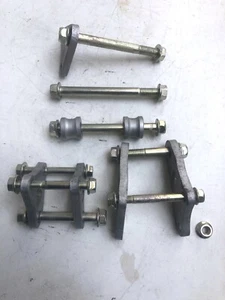 Honda XR600 R Engine Support Brackets Complete Set RESTORED LT111 - Picture 1 of 2
