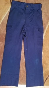 Vintage Boy Scouts Uniform NAVY Pants TALON ZIPPER Union Made In USA 24 x 23 - Picture 1 of 9