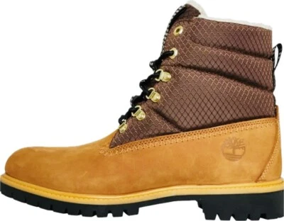 Botas Timberland 6" HERITAGE PUFFER FORRADAS TRIGO SHERPA impermeáveis masculinas TAM 10 - Imagem 1 de 4