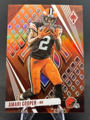 Amari Cooper 2023 NFL Panini Phoenix 73/75 Orange Parallel #80 Browns COLORMATCH - Image 1 of 2