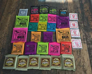 Ernie Ball Slinky Earthwood Electric Acoustic Classical Bass Guitar Strings WOW - Picture 1 of 31