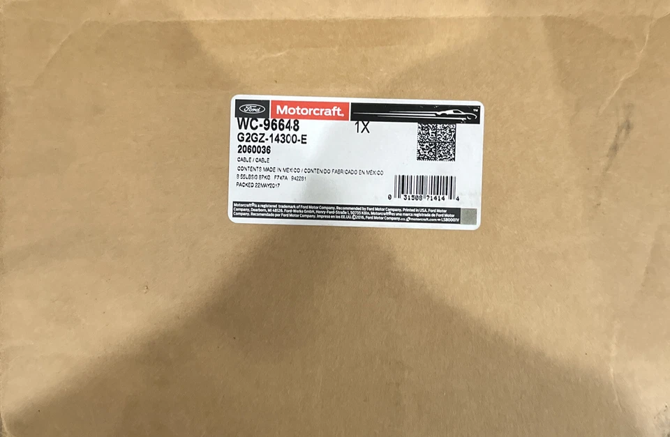 MONTAJE DE CABLE DE BATERÍA MOTORCRAFT WC-69648 PARA FORD EDGE 2015-2016 2,0 L TURBO Foto 1 de 1