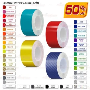 Roll PIN STRIPE Car Model Self Adhesive line TAPE Decal Vinyl Stickers 38mm 1.5" - Bild 1 von 50