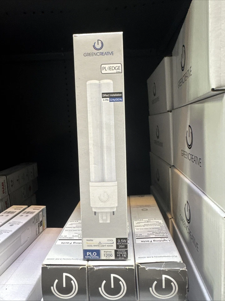 GREEN CREATIVE PLEDGE SERIES DIRECT INSTALLATION 4-PIN G24Q/GX24Q LED LAMP - Image 1 of 3