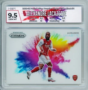 2020-21 Alexandre Lacazette Panini Prizm Color Blast Arsenal SSP HGA 9.5 GEM - Picture 1 of 3