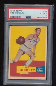 PSA 4  1957 Topps Basketball   Rod Hundley  # 43  Set Breakup