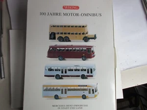 WIKING 100 Años Omnibus 990 05 Set, 4 Modelos, Nuevo en Emb. Orig. - Imagen 1 de 6
