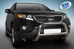 BULL BAR PUSH GRILL GUARD for Kia Sorento 2010 - UP A - BAR EC APPROVED - Picture 1 of 6