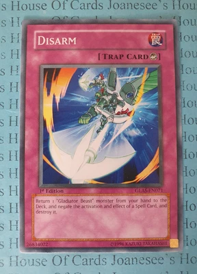GLAS-EN071 Disarm Yu-Gi-Oh Card 1st Edition - Image 1 of 4