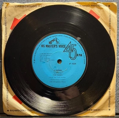 SOUTH AFRICA 45~THE PAGES~U SIPHO / HLONIPHA~1978 HIS MASTER'S VOICE 7~ZULU~HEAR Foto 1 de 3