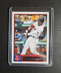 2011 Topps Lineage Carl Crawford #79 Boston Red Sox - Picture 1 of 2
