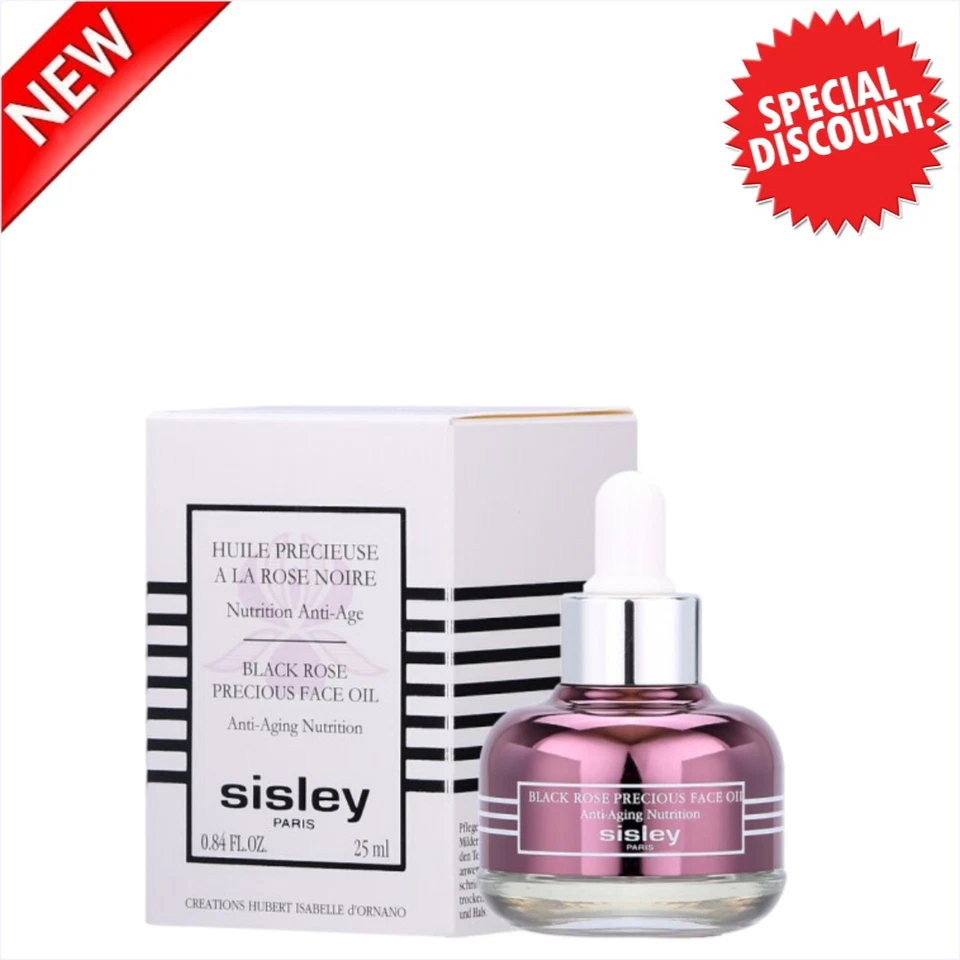 Aceite facial precioso Sisley Black Rose nuevo en caja 0,84 oz 25 ml cuidado de la piel antienvejecimiento Foto 1 de 2