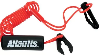 Atlantis Lanyard - Red/Black Snowmobile Watercraft PWC A2103 13-0302 983073 - Image 1 of 4