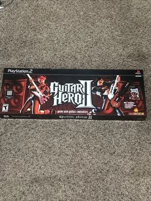 Проводная гитара Playstation 2 (PS2) Guitar Hero 2 красная октановое число не протестирована игра работает - Изображение 1 из 4