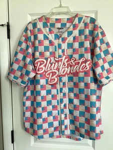 Blunts & Blondes Men’s 2XL Official Jersey Short Sleeve Shirt EDM Fashion Wear - Picture 1 of 7