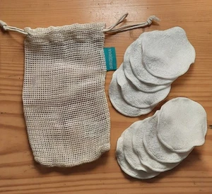 Siriderma 10 wiederverwendbare Wattepads waschbare Abschminkpads Baumwolle - Bild 1 von 1
