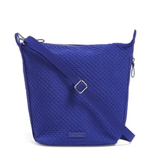 Vera Bradley Carson Hobo Bag In Gage Blue Microfiber New With Tags - Picture 1 of 12