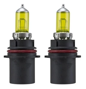 x2 9004 HB1 DOT Xenon HID Super Yellow 12V 100W Replace Halogen Light Bulbs F96 - Picture 1 of 8