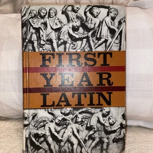 First Year Latin by Charles Jenney Vintage 1966 Learn Latin Belmont MA - Picture 1 of 8