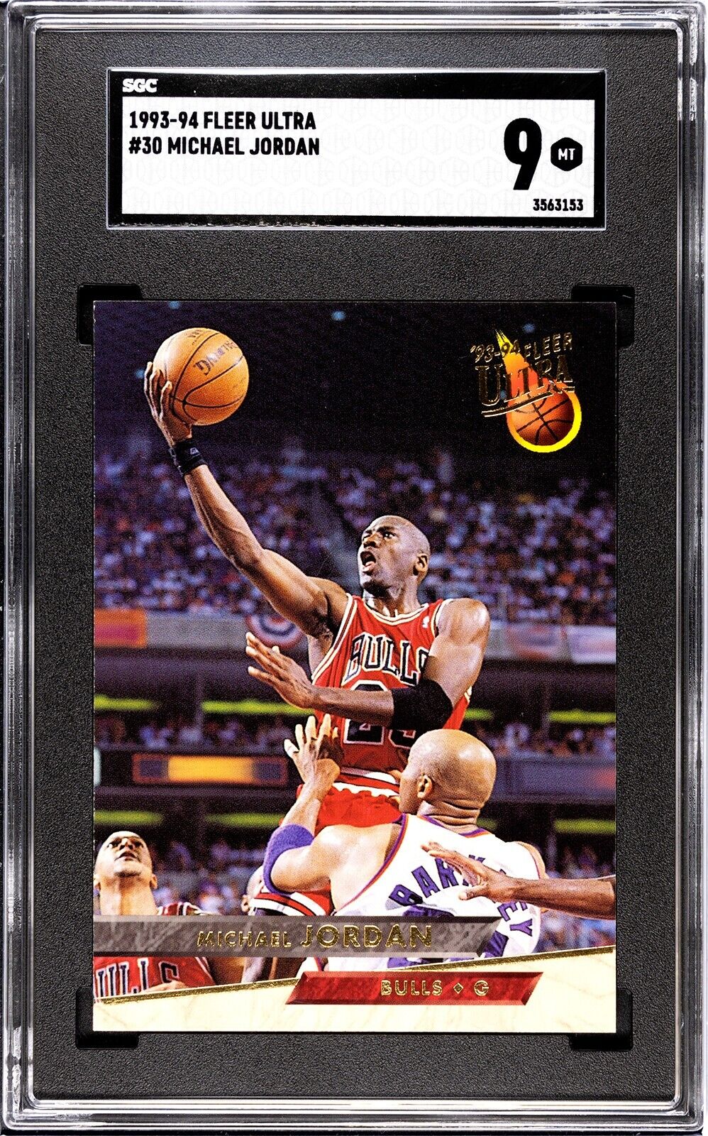 Michael Jordan 1993-94 Fleer Ultra #30 Chicago Bulls SGC 9